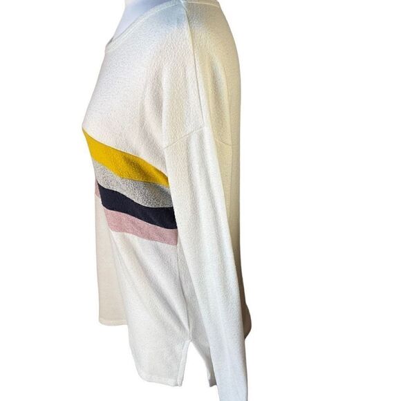 Ella Mara Striped Casual Sweater. An Anthropologie Brand, Small. Made in USA - Picture 3 of 13